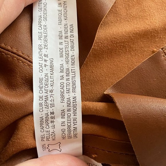 Zara Leather Mini A-Line Skirt - Picture 2 of 5